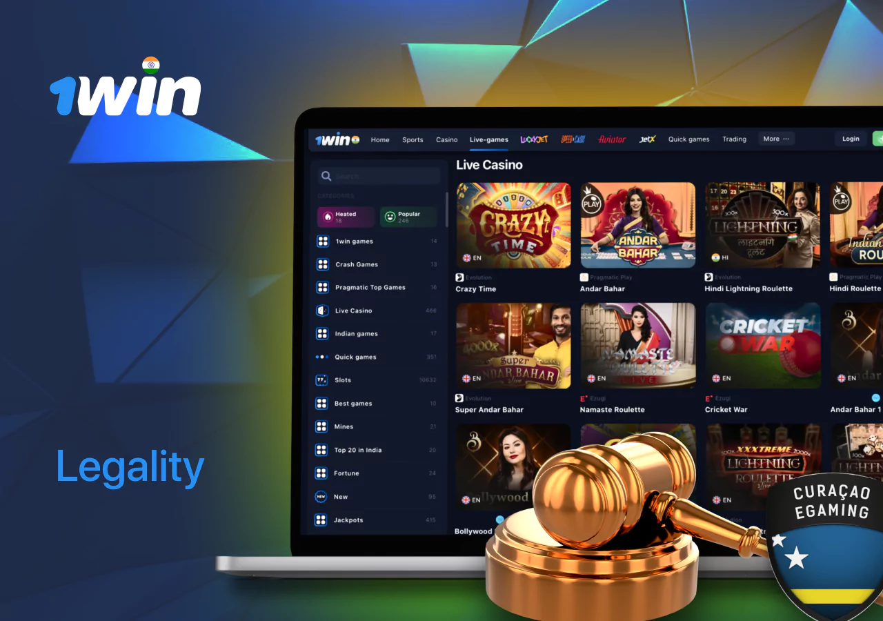 Legal online casino platform in India